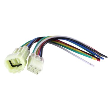 Разъем герметичный с проводом 0,75мм² на 6 контактов, комплект